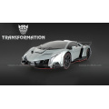 2015 hot trasformation car veneno toy car with light 2.4g rc toy 6ch robot toy car can fight and dance